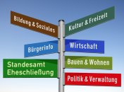 Behördenwegweiser, Standesamt, Eheschließung,