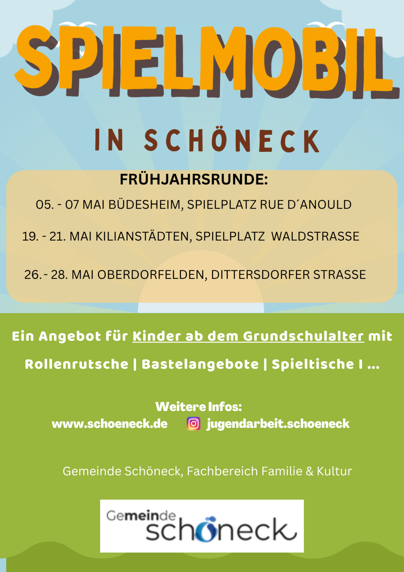 Spielmobil in Schöneck